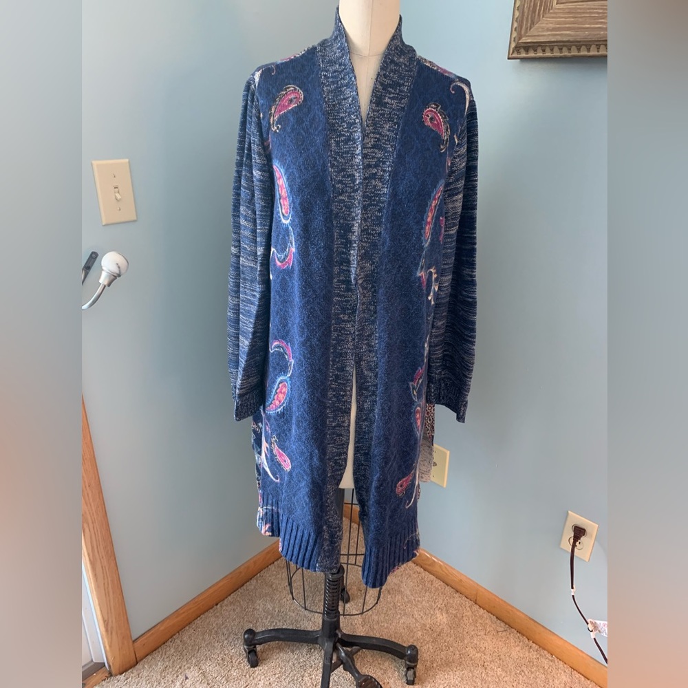 Chicos Sweater Duster
